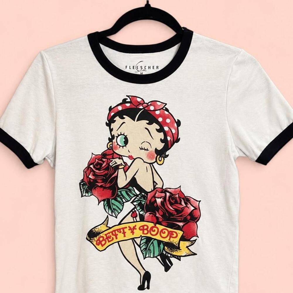 Betty boop ringer tee with